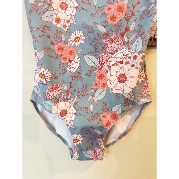 NWT Eleve Farrah Seascape leotard L - Picture 3 of 9